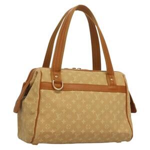 LOUIS VUITTON Monogram Mini Josephine PM Hand Bag Beige M92416